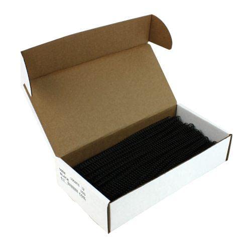 Mybinding 4 To 1 Pitch Spiral Binding Coil - 65 Sheets - 9 Milimeter Diameter, Black, Qty 100 (P103-09-12) #TOP3
