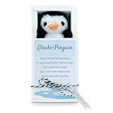 Glücksbringer Pinguin – Gute Besserung Geschenke, Schlüsselanhänger, Mutmacher Geschenk, Positive Geschenke, Lieblingsmensch Präsent, Du schaffst das, Mini Kuscheltier, Talisman, Aufmunterung