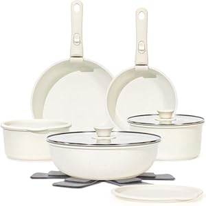 15Pcs Pots and Pans Set Non Stick, ...