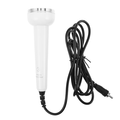 Sonda ultrasónica facial GANAZONO blanca para masaje y limpieza profunda en casa