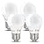 Simba Lighting LED A15 Refrigerator Light Bulbs (4-Pack) 4W 40W Replacement Small for Appliances, Freezers, Ceiling Fans, 120V, E26 Standard Medium Base, Frosted Cover, Not Dimmable, 5000K Daylight