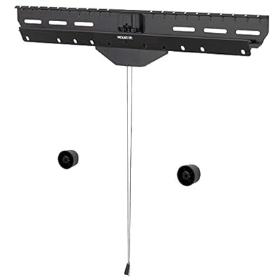 Mount-It! No Stud TV Wall Mount, Drywall Studless Tilting TV Hanger, for Most 40-80 Inch TVs up to 110 lbs, No Drill tv Mount, No Damage, Easy Install, Low Profile, Up to VESA 600x400