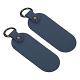 Porte-clés USB en cuir durable avec couverture résistante aux rayures et à l'humidité, une doublure douce et un anneau métallique sécurisé - idéal pour protéger les clés USB, organiser les clés et un port quotidien élégant.