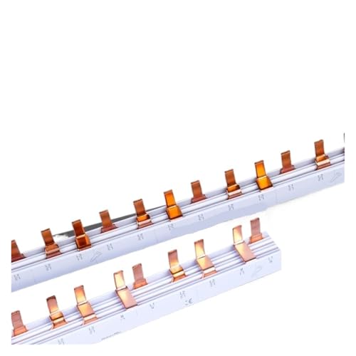 Barra colectora de cobre DPN 40A con terminal final para interruptores de 12 conexiones 2