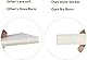 jijAcraft 50 Stück Geschenkanhänger Hochzeit, Weiß Kraftpapier Anhänger 9,5 x 4,5 CM, Anhängeetiketten mit Juteschnur, für Valentinstag, Hochzeit, Taufe, Weihnachten Geschenkverpackung
