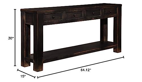 Signature Design By Ashley T732-4 Gavelston Rustic Sofa Table thumb #6