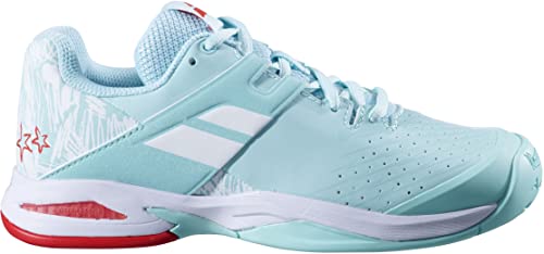 Babolat Girl's Junior Propulse All Court Tennis Shoes, Yucca/White (US Size 7)3