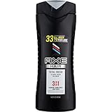 Axe Hair 3-in-1 Shampoo + Conditioner + Body Wash, Total Fresh, 16 Fluid Ounce (Pack of 2)