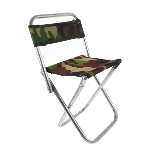 Tabouret pliable léger VICASKY avec assise compacte camouflage outdoor