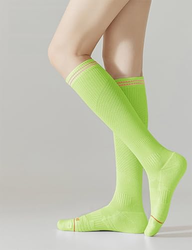 High Performance Cushion R L Socks for Women Unisex Athletic Compression Knee High Running Sports Gym Ballgame2