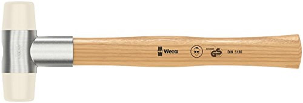 Wera Silver 05000315001 3 X 280 Mm "101" Soft-Faced Hammer With Nylon Head Sections