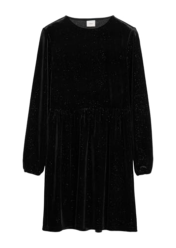 Vestido de terciopelo s.Oliver Junior para niñas en color elegante