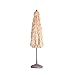 BPS 9FT Thatch Patio Umbrella, Tiki Style Outdoor Umbrella with Crank Lift for Poolside, Backyard, Beach - Natural Straw Look (No Base)