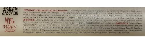 WET-N-WAVY Frizz Free Detangling Spray 8 oz miniatura 3