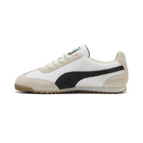 PUMA Women's Arizona Sneakers White Black, 9.5