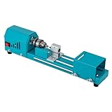 Mini Lathe Wood Lathe Machine, 96W 110-240V AC Wood Woodworking Cutting DIY Tool 4000-9000RPM Miniature Buddha Pearl Lathe Grinding Polishing Machine for Punching, Engraving, Sanding, Cutting