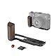 SMALLRIG X100VI / X100V-Handgriff, L-förmiger Holzgriff für Fujifilm X100VI / X100V-Kamera, integrierte Schnellwechselplatte für Arca, mit Auslöser und Blitzschuhabdeckung, Schwarz – 4805