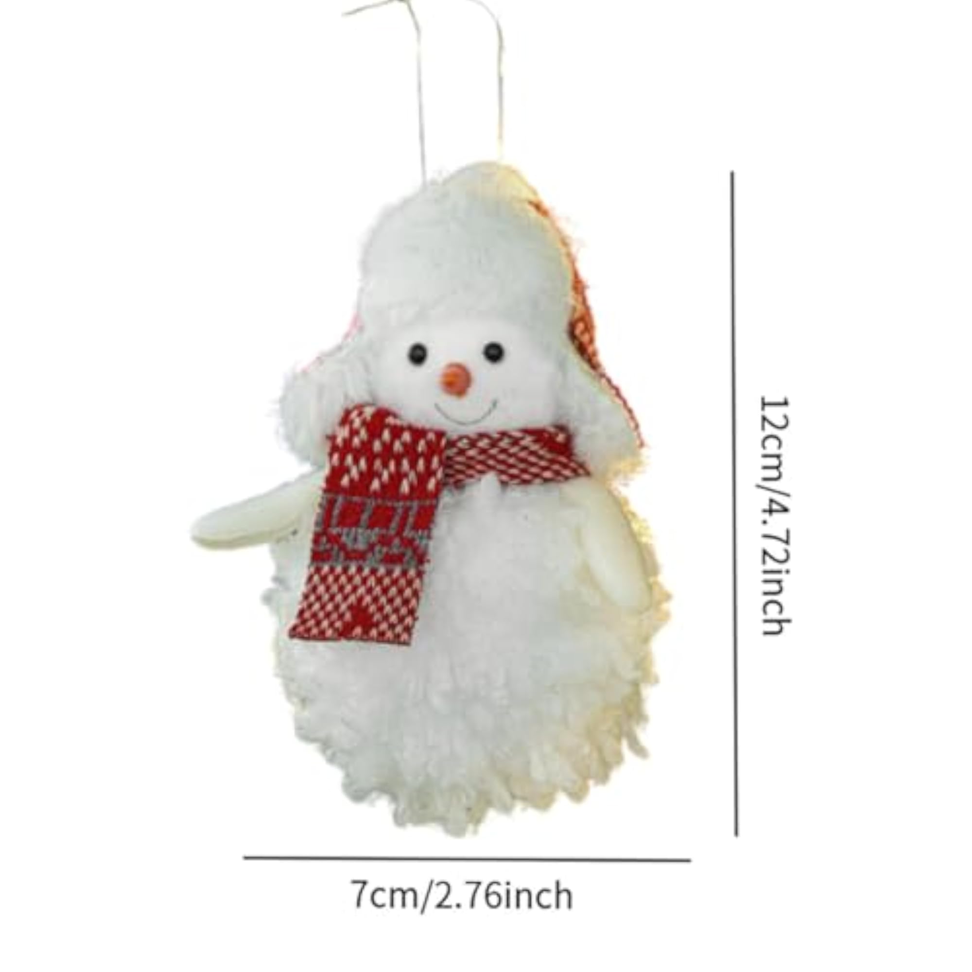 Cute Christmas Snowman Pendant Hanging Ornament