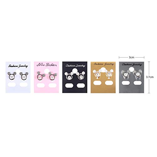 Image of DIY Crafts Pack of 1000 Pcs Lot No # 5, Mix Random White Jewellery Display Pice Tag Packing, (Pack of 1000 Pcs Lot No # 5, Mix Random White Jewellery Display Pice Tag Packing)