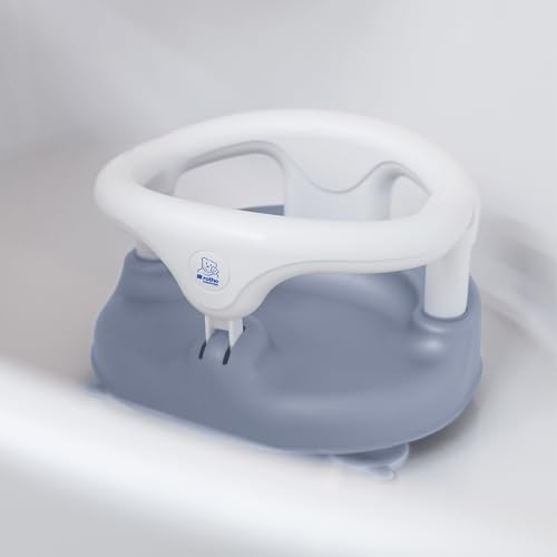 Rotho Babydesign Badewannensitz Baby rutschfest mit Kindersicherung Blau – Ansicht 3