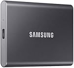 SAMSUNG T7 1TB, Portable SSD, Grey, Up to 1050 MB/s, USB 3.2 Gen2, Gaming, Student & Professional, External SSD (MU-PC1T0T/AM) [Canada Version]