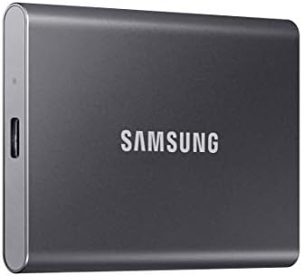SAMSUNG T7 Portable SSD, 4TB External Solid State Drive, Speeds Up to 1,050MB/s, USB 3.2 Gen 2, Reliable Storage for Gaming, Students, Professionals, MU-PC4T0T/AM, Gray