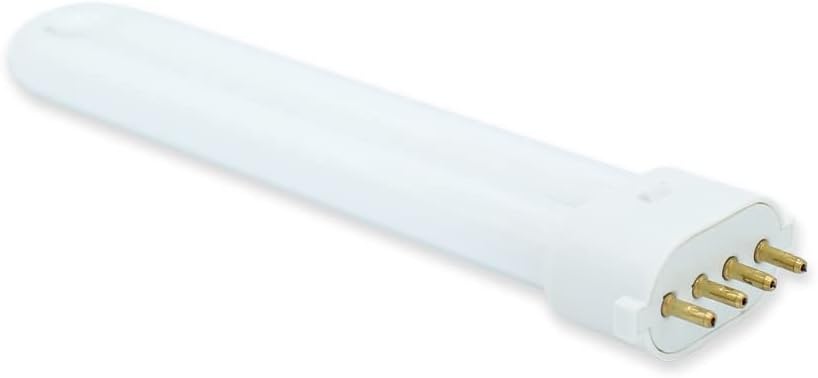 Technical Precision 9W Lightbulb Twin Tube Replacement CFL for Coleman 2000000873 Light Bulb Coleman Lantern Bulb Replacement - 2G7 Base 4 Pin Light Bulb - 6500K Daylight - 8000 Hours - 1 Pack