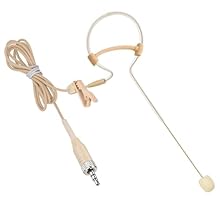 Crystal-Clear Voice & Sound: High sensitivity single earhook omnidirectional condenser microphone amplifies your voice, stable signal, zero delay & crisp, vibrant audio transmission for indoor & outdoor activities Convenient & Lightweight Design: Bei...