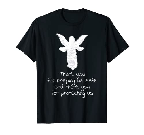 Cloud Aesthetic Angel - Keeping Us Safe And Protecting Us T-Shirt