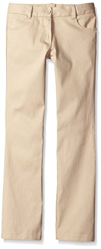 Nautica Girls School Uniform Bootcut Twill Pant