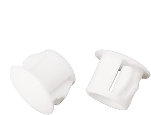 Vista 26 de Tapones de agujero de 1/2 pulgada de plástico tipo empotrado, tapones de orificio a presión para tubo de bloqueo a presión, tapas de rosca, tapas