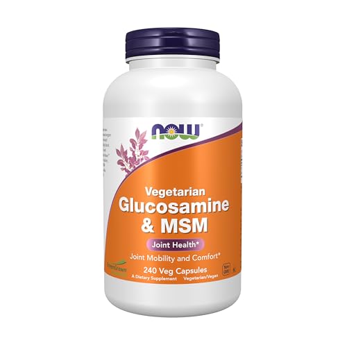 NOW Foods Glucosamine & MSM Vegetarian   240 vcaps
