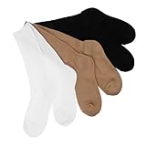 Ipetboom 3pairs Wide Ankle Socks for Diabetics Women Men Soft Cotton Bed Socks Elastic Support for Elderly Patients Care