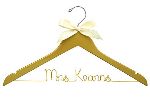 Glitter Gold, Silver Bridal Hanger, Personalized Bride Hanger, Bride Hanger, Mrs Hanger, Bridal Hanger