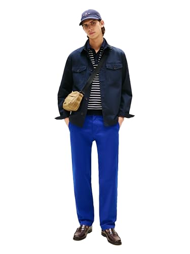 Image of Tommy Hilfiger Men's Stretch Cotton Chino Pants in Slim Fit
