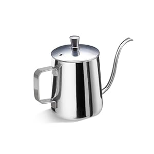 Psdndeww Edelstahl Schwanenhals Kaffeetropfkessel 350/600 ml