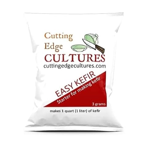 Cutting Edge Cultures Easy Kefir Starter Culture, 1 Packet, 5g, Makes 1 Quart Cover