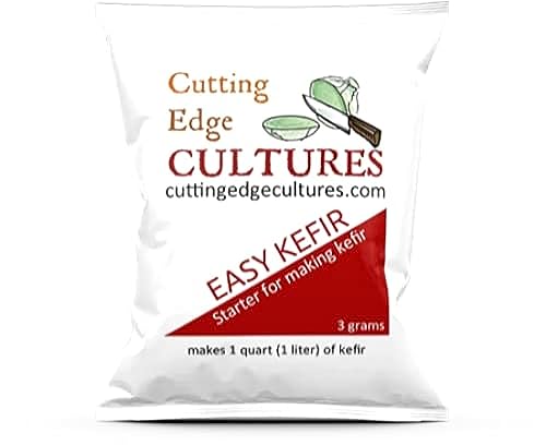Cutting Edge Cultures Easy Kefir Starter Culture, 1 Packet, 5g, Makes 1 Quart