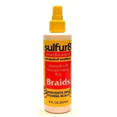 Sulfur-8 Tratamiento Anti Caspa Para Trenzas 12oz 2 Pzas miniatura 1