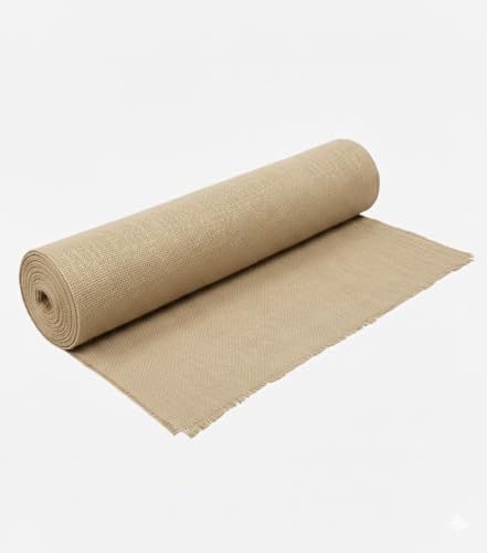 Burlap Fabric roll | 40" Wide x 75 feet long-roll |Great for Garden raised bed liners,Edging,Erosion control,Weed Barrier, Aisle runner plant cover tree wrap, 25 yards rolls x 40-inch