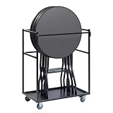 Gastro Uzal - Transportwagen Party Small für Stehtische, Stehtisch, H 120 cm - L 95 cm - B 63 cm