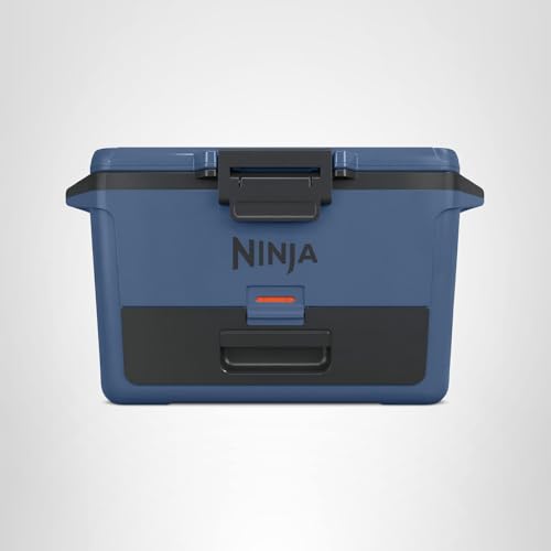 Ninja FB151BL FrostVault 50qt Hard Cooler with Dry Zone, Integrated Fridge-Temp Dry Storage Drawer, Premium Heavy-Duty Insulated Cooler, Keeps Ice for Days, Lakeshore Blue
