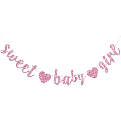 DecoGlee Glitter Banner for Baby Girl Cover