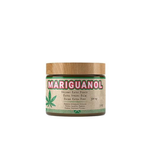 MARIGUANOL - Crema con Aceite de Cáñamo Extra Fuerte 90 g - Bálsamo para Masajes - Con Harpagófito, Árnica y Mentol - Alivio Muscular y Articular - Sensación Refrescante