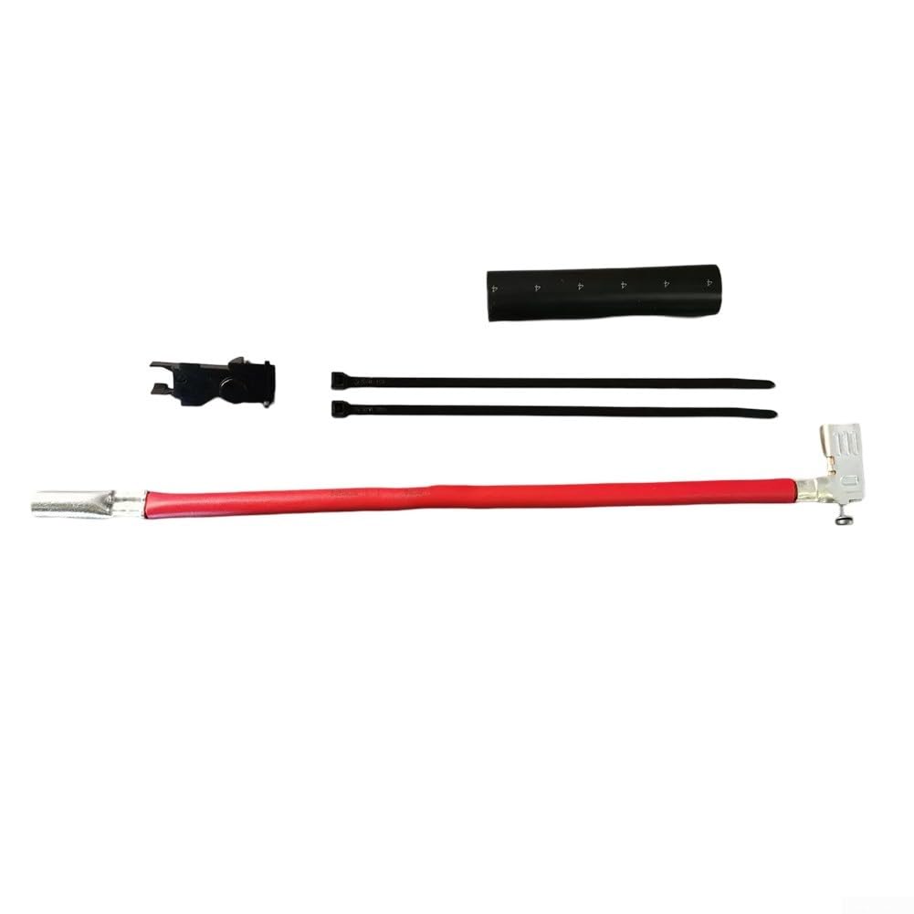 Set Cavi Riparazione B+ Nero/Rosso per BMW per Serie 3 per e90 E91 | OE 61129312133, compatibilità per e90 E91 E92 E93, cavo B+, sostituzione diretta, nero e rosso