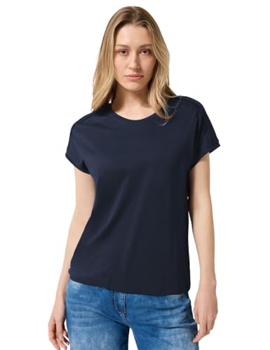 Cecil Damen B323100 T-Shirt, Universal Blue, L EU