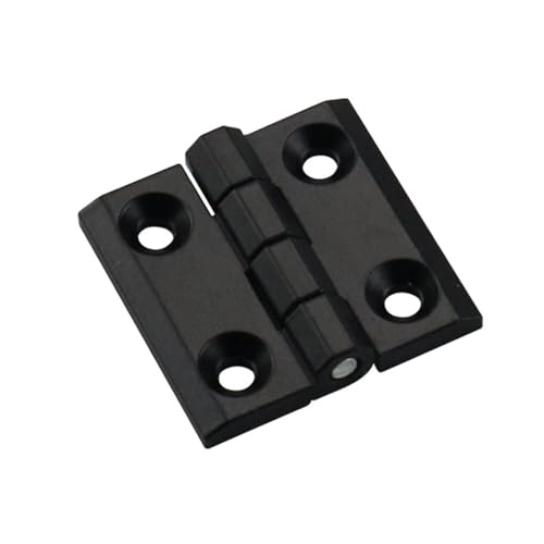 Zinc Alloy 60x60 Thickened Mechanical Equipment Industrial Hinge 1Pcs(CL226-1black)