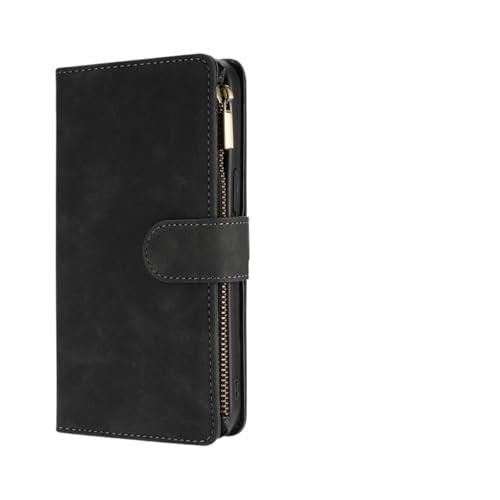 Housse en cuir Galaxy S24 Ultra avec rabat magnétique et finitions haute qualité
