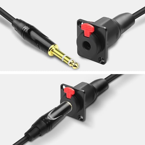 Cable extensor TRS 6.35 mm hembra a macho XMSJSIY con transferencia de audio sin pérdidas 4