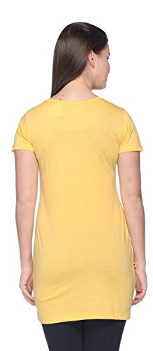 Image of In Love Women's Printed Cotton Plus Size Longline T-Shirt Half Sleeve with Pockets Pack of 2